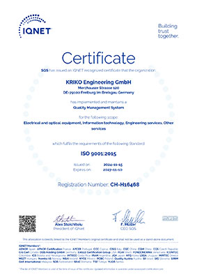 ISO 9001 Certificate