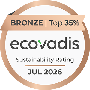 [Translate to English:] EcoVadis Bronze Status Medaille