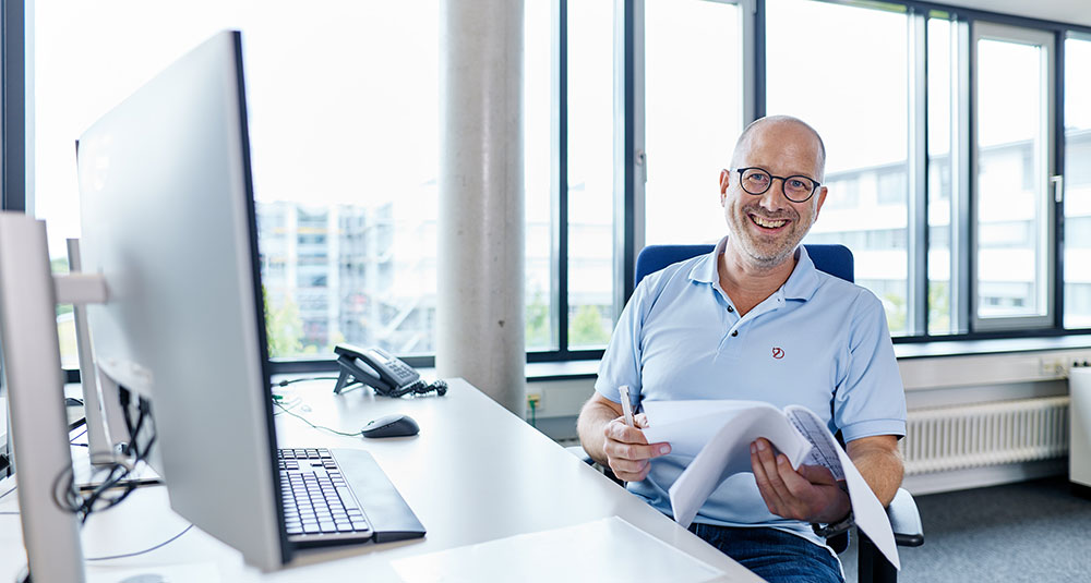 Mitarbeiter im Büro