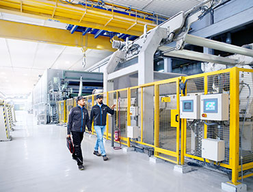 Sicherheitsbegehung Fabrik