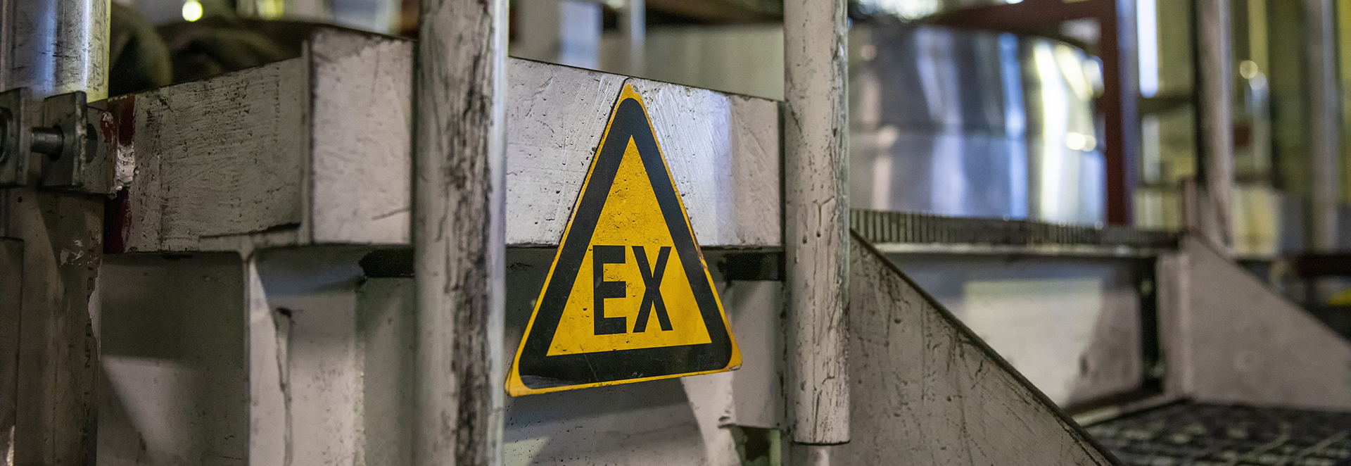 Gekennzeichneter Ex-Bereich in Produktion